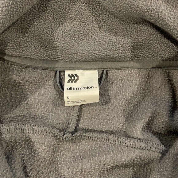 Fleece Pullover Sweatshirt 1/2 Zip Gray Small S - Barely Worn!! - Picture 6 of 7